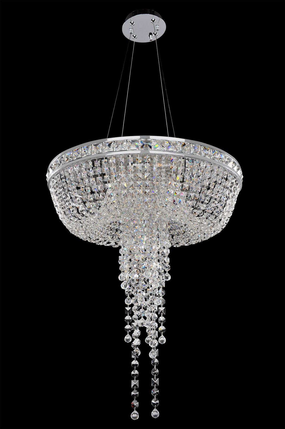 Allegri Cascata 24 Inch Convertible Pendant - Flush Mount