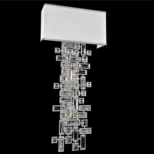 Allegri Vermeer 6 Light Wall Sconce Chrome