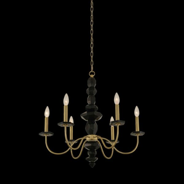 Allegri Piedra 6 Light Chandelier