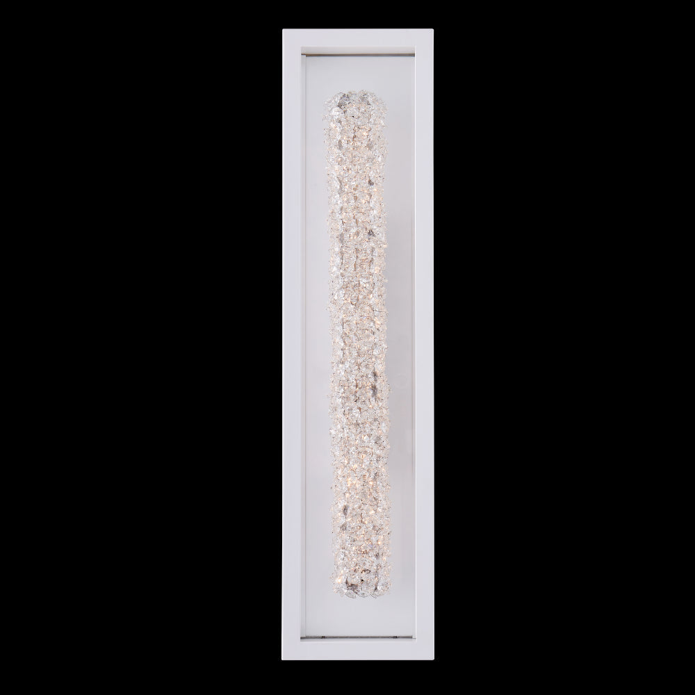 Allegri Lina Esterno 27 InchMatte White Outdoor Wall Sconce