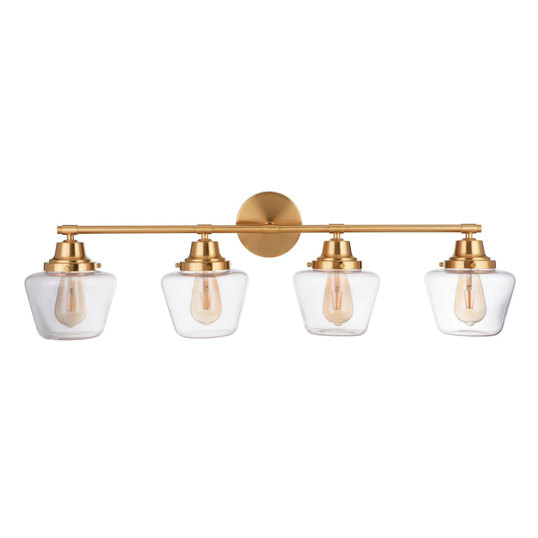 CRAFTMADE Essex 4 Light Vanity in Satin Brass