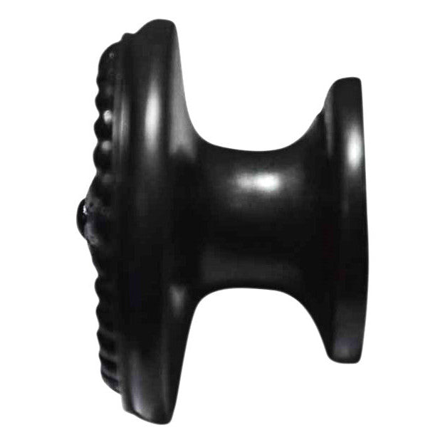 COPPER MOUNTAIN HARDWARE 1 1/2 Inch Solid Brass Beaded Cabinet Knob (Oil Rubbed Bronze Finish)