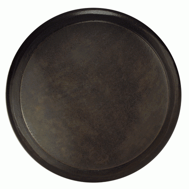 COPPER MOUNTAIN HARDWARE 1 1/4 Inch Brass Flat Top Cabinet Knob (Oil Rubbed Bronze Finish)