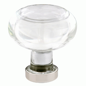 EMTEK 1 1/4 Inch Georgetown Cabinet Knob (Polished Nickel Finish)