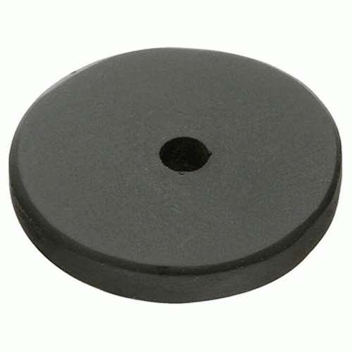 EMTEK 1 1/4 Inch Sandcast Round Back Plate (Matte Black Finish)