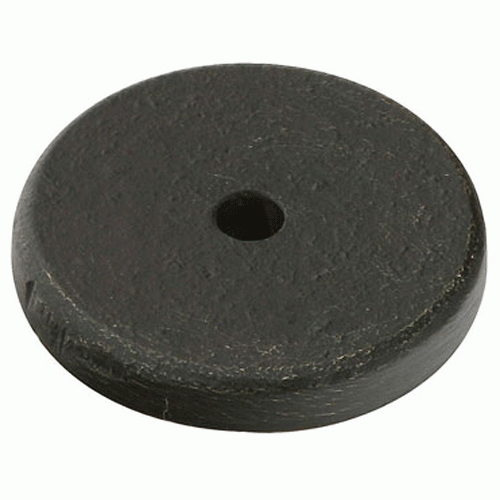 EMTEK 1 1/4 Inch Sandcast Round Back Plate (Oil Rubbed Bronze Finish)