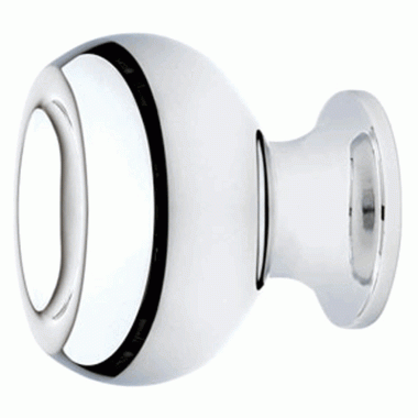 EMTEK Emtek 1 1/4 Inch Solid Brass Atomic Knob (Polished Chrome Finish)