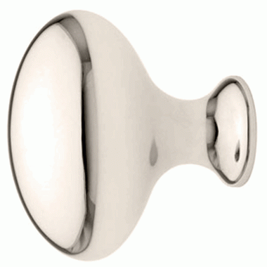 EMTEK Emtek 1 1/4 Inch Solid Brass Egg Cabinet Knob (Polished Chrome Finish)