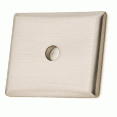 EMTEK 1 1/4 Inch Solid Brass Neos Back Plate For Knob (Brushed Nickel Finish)