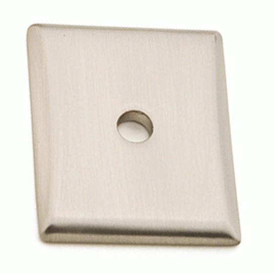 EMTEK 1 1/4 Inch Solid Brass Neos Back Plate For Knob (Brushed Nickel Finish)