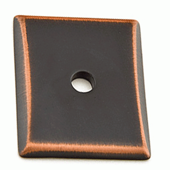 EMTEK 1 1/4 Inch Solid Brass Neos Back Plate For Knob (Oil Rubbed Bronze)