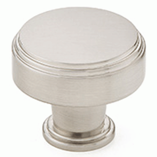 EMTEK Emtek 1 1/4 Inch Solid Brass Newport Knob (Brushed Nickel Finish)