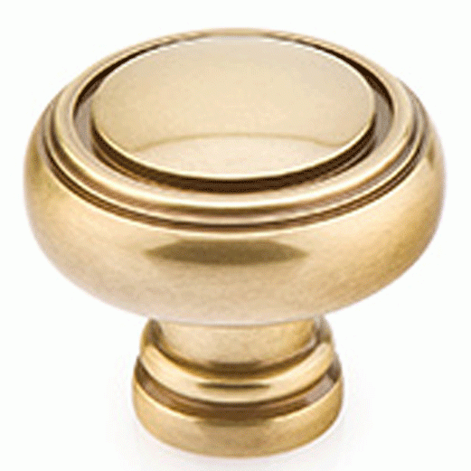 EMTEK 1 1/4 Inch Solid Brass Norwich Cabinet Knob (Antique Brass Finish)