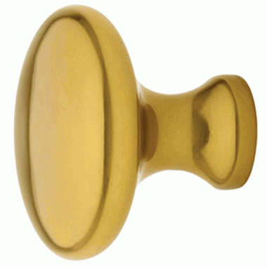 EMTEK 1 1/4 Inch Solid Brass Providence Cabinet Knob (Antique Brass Finish)