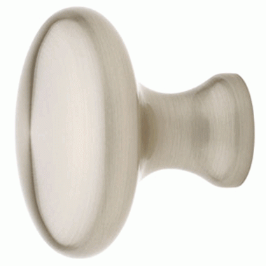 EMTEK 1 1/4 Inch Solid Brass Providence Cabinet Knob (Brushed Nickel Finish)