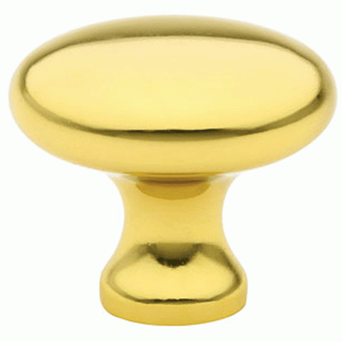 EMTEK 1 1/4 Inch Solid Brass Providence Cabinet Knob (Polished Brass Finish)