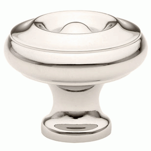 EMTEK 1 1/4 Inch Solid Brass Waverly Cabinet Knob (Polished Chrome Finish)