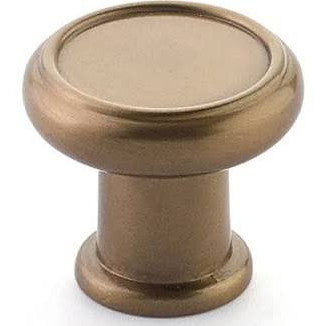 SCHAUB 1 1/4 Inch Steamworks Cabinet Knob (Brushed Bronze Finish)