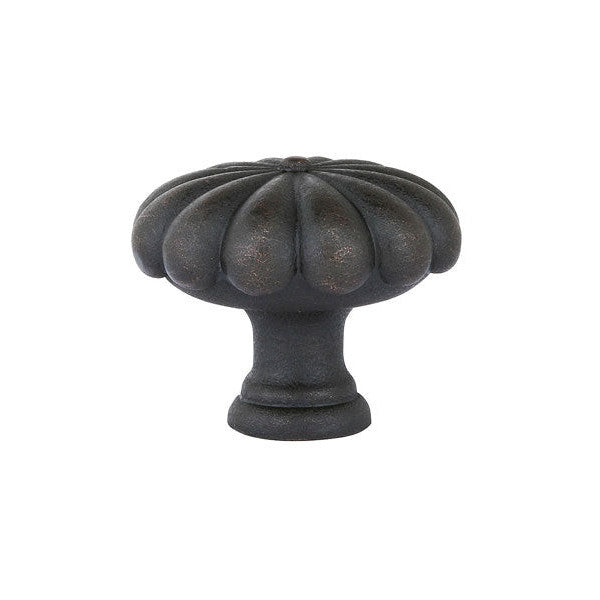 EMTEK 1 1/4 Inch Tuscany Bronze Fluted Round Knob (Medium Bronze)