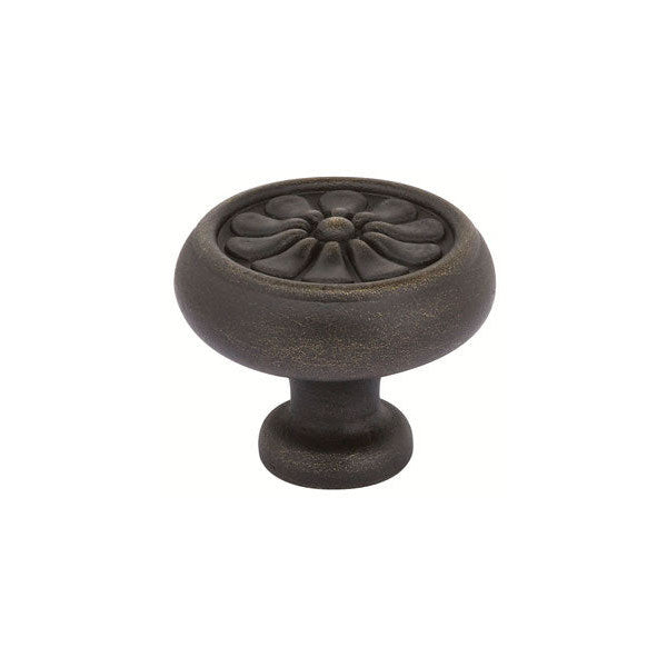 EMTEK 1 1/4 Inch Tuscany Bronze Petal Knob (Medium Bronze)