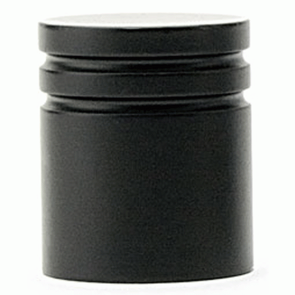 EMTEK Emtek 1 1/8 Inch Solid Brass Metric Knob (Flat Black Finish)