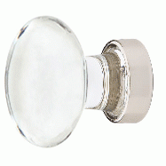 EMTEK 1 3/4 Inch Hampton Cabinet Knob (Polished Nickel Finish)