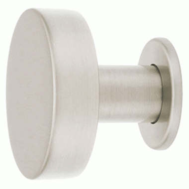 EMTEK 1 3/4 Inch Solid Brass Cadet Knob (Brushed Nickel Finish)