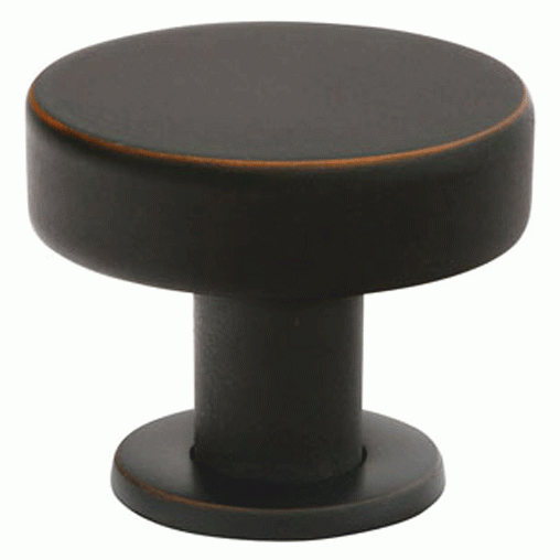 EMTEK 1 3/4 Inch Solid Brass Cadet Knob (Oil Rubbed Bronze Finish)