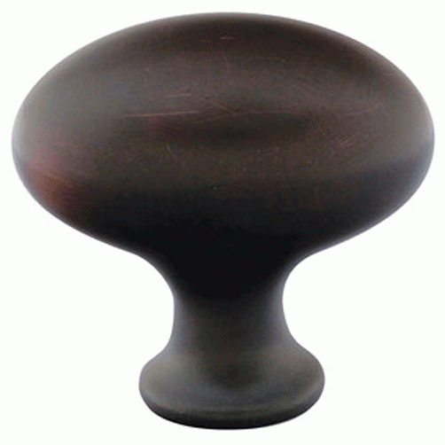 EMTEK 1 3/4 Inch Solid Brass Egg Cabinet Knob (Oil Rubbed Bronze Finish)