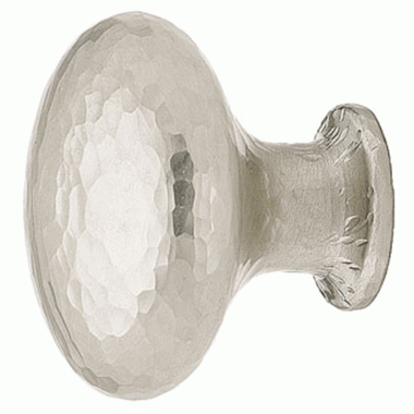 EMTEK Emtek Arts & Crafts 1 3/4 Inch Solid Brass Round Dimpled Knob (Brushed Nickel Finish)