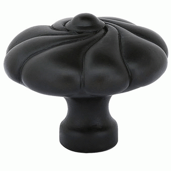 EMTEK Emtek 1 3/4 Inch Tuscany Bronze Art Nouveau Knob (Flat Black)