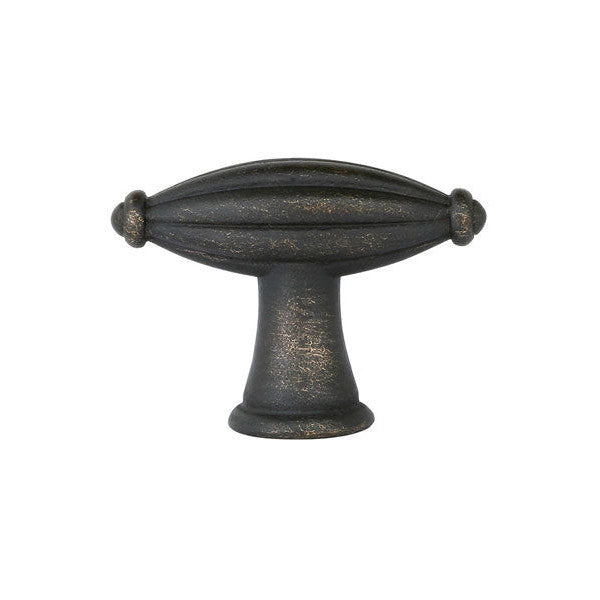 EMTEK 1 3/4 Inch Tuscany Bronze Fluted Finger Knob (Medium Bronze)