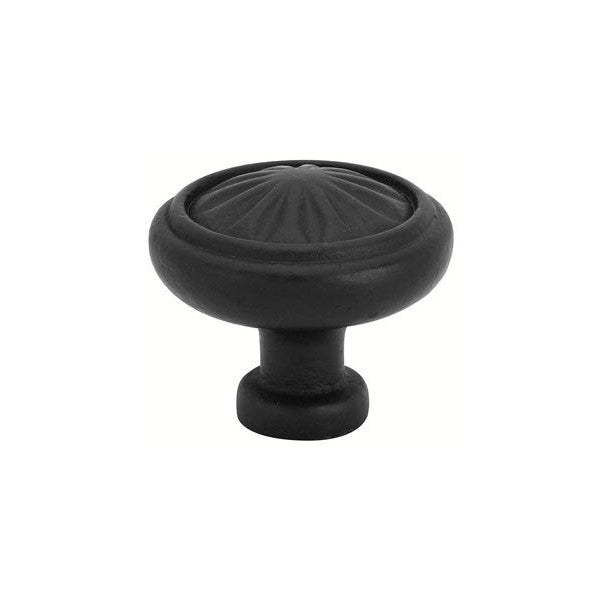 EMTEK 1 3/4 Tuscany Bronze Round Knob (Flat Black)