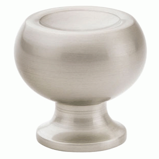 EMTEK Emtek 1 5/8 Inch Solid Brass Atomic Knob (Brushed Nickel Finish)