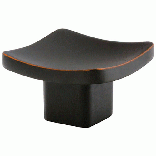 EMTEK Emtek 1 5/8 Inch Solid Brass Basin Knob Oil Rubbed Bronze Finish