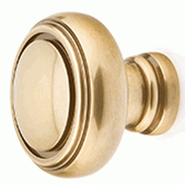 EMTEK 1 5/8 Inch Solid Brass Norwich Cabinet Knob (Antique Brass Finish)