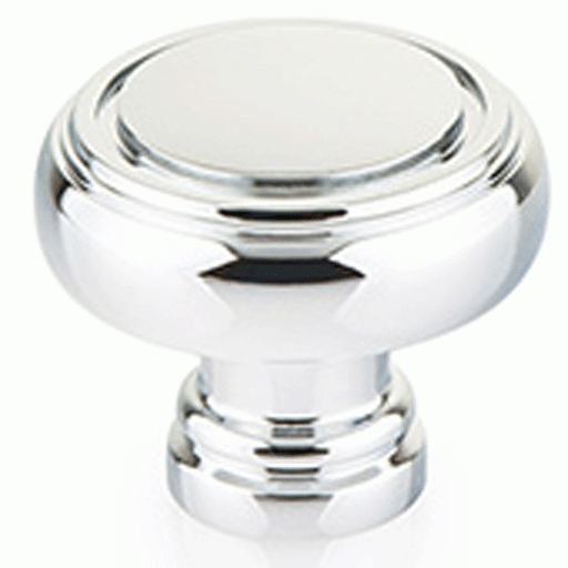 EMTEK 1 5/8 Inch Solid Brass Norwich Cabinet Knob (Polished Chrome Finish)