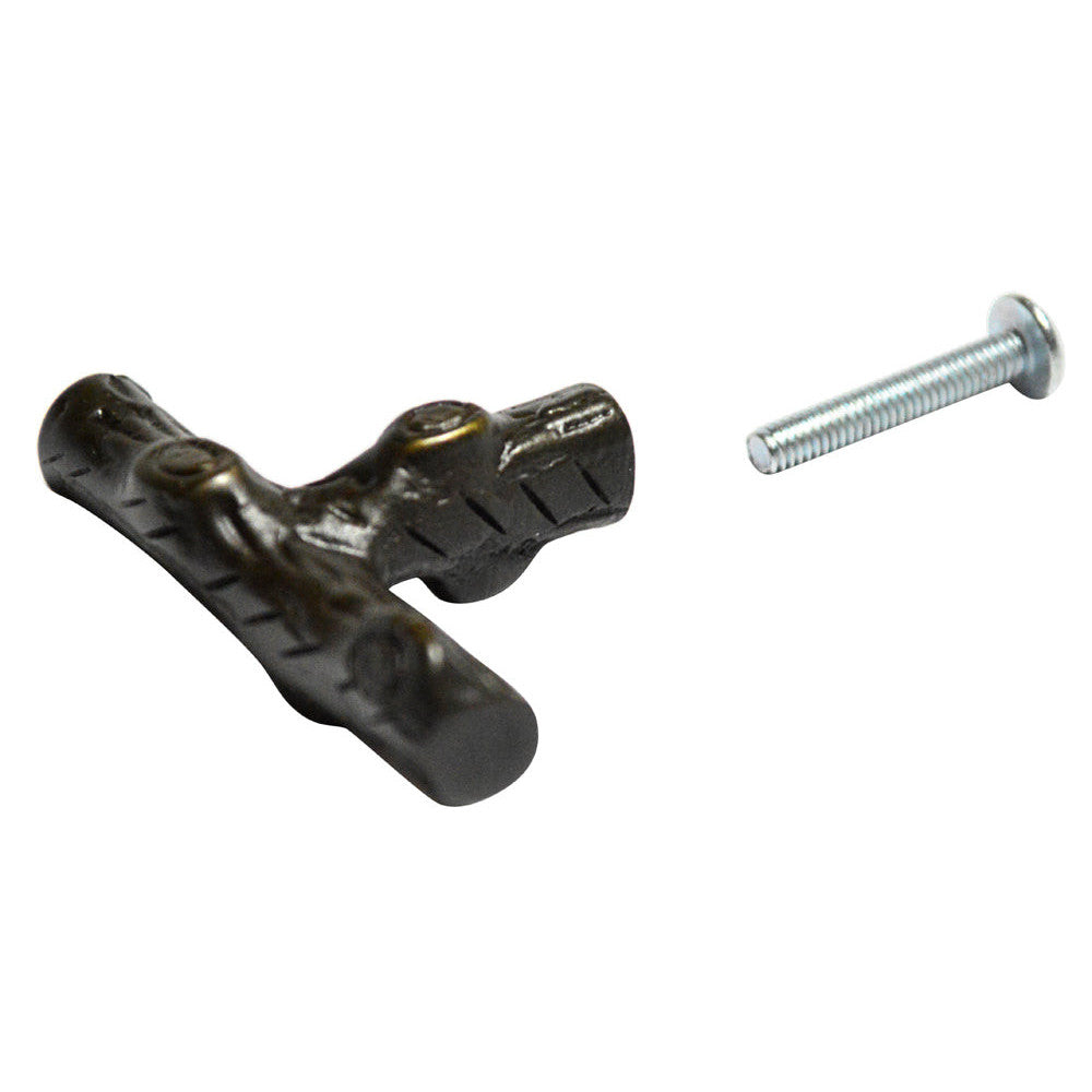 COPPER MOUNTAIN HARDWARE 1 7/8 Inch Tree Branch Bar Knob (Oil Rubbed Bronze Finish)