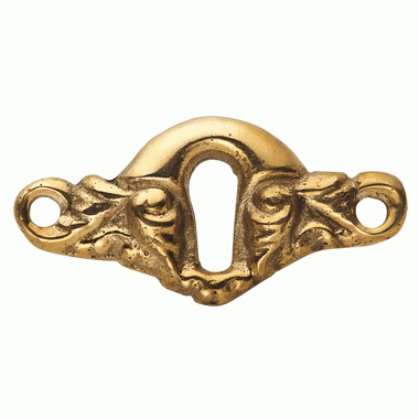 COPPER MOUNTAIN HARDWARE 1 7/8 Solid Brass Victorian Escutcheon (Polished Brass Finish)