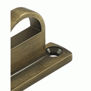 DELTANA 1 Inch Deltana Solid Brass Heavy Duty Bracket (Antique Brass Finish)