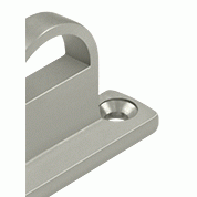 DELTANA 1 Inch Deltana Solid Brass Heavy Duty Bracket (Brushed Nickel Finish)