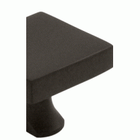 DELTANA 1 Inch Deltana Solid Brass Square Knob (Oil Rubbed Bronze Finish)