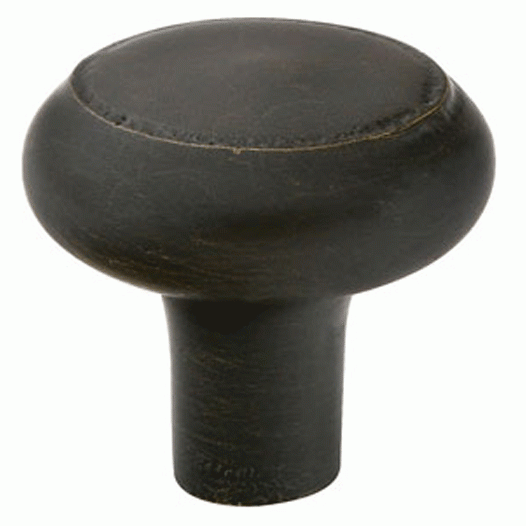 EMTEK 1 Inch Sandcast Bronze Barn Knob (Medium Bronze Finish)