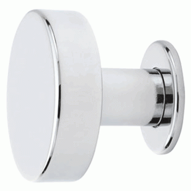 EMTEK 1 Inch Solid Brass Cadet Knob (Polished Chrome Finish)