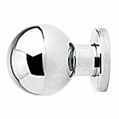 EMTEK Emtek 1 Inch Solid Brass Globe Knob (Polished Chrome Finish)