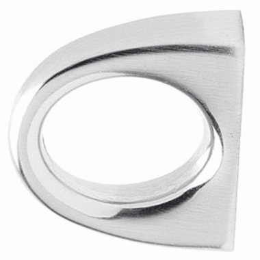 EMTEK Emtek 1 Inch Solid Brass Ring Knob (Brushed Nickel Finish)