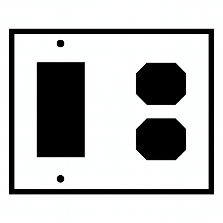 Sonnet Leaf Wall Plate (Oil Rubbed Bronze Finish)