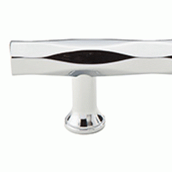 EMTEK 10 Inch (8 Inch c-c) Solid Brass Tribeca Pull (Polished Chrome Finish)