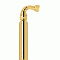 DELTANA 10 Inch Deltana Solid Brass Door Pull (Polished Brass Finish)