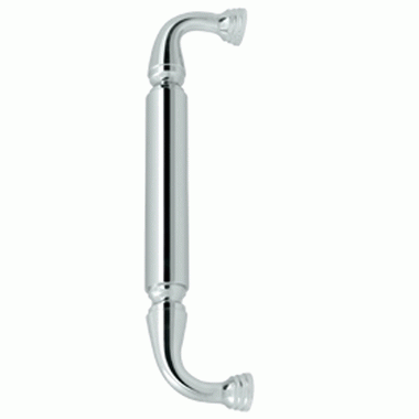 DELTANA 10 Inch Deltana Solid Brass Door Pull (Polished Chrome Finish)